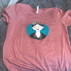 Women's Pink Graphic Tee